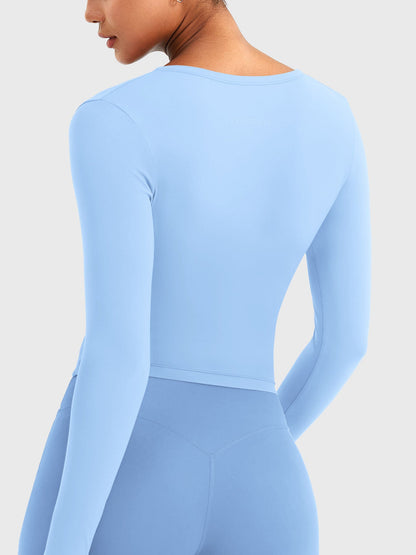 Minniy V Neck Long Sleeve Top