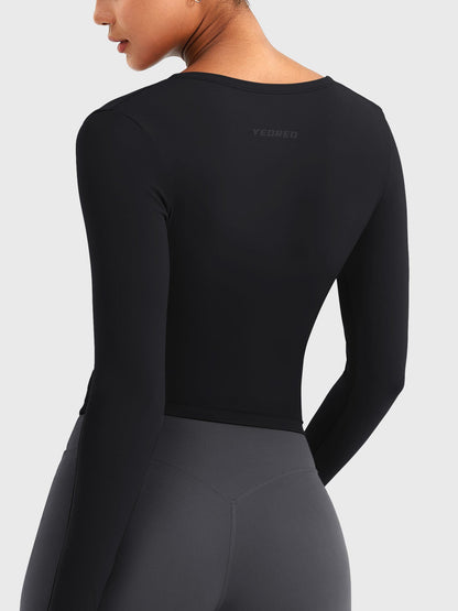 Minniy V Neck Long Sleeve Top