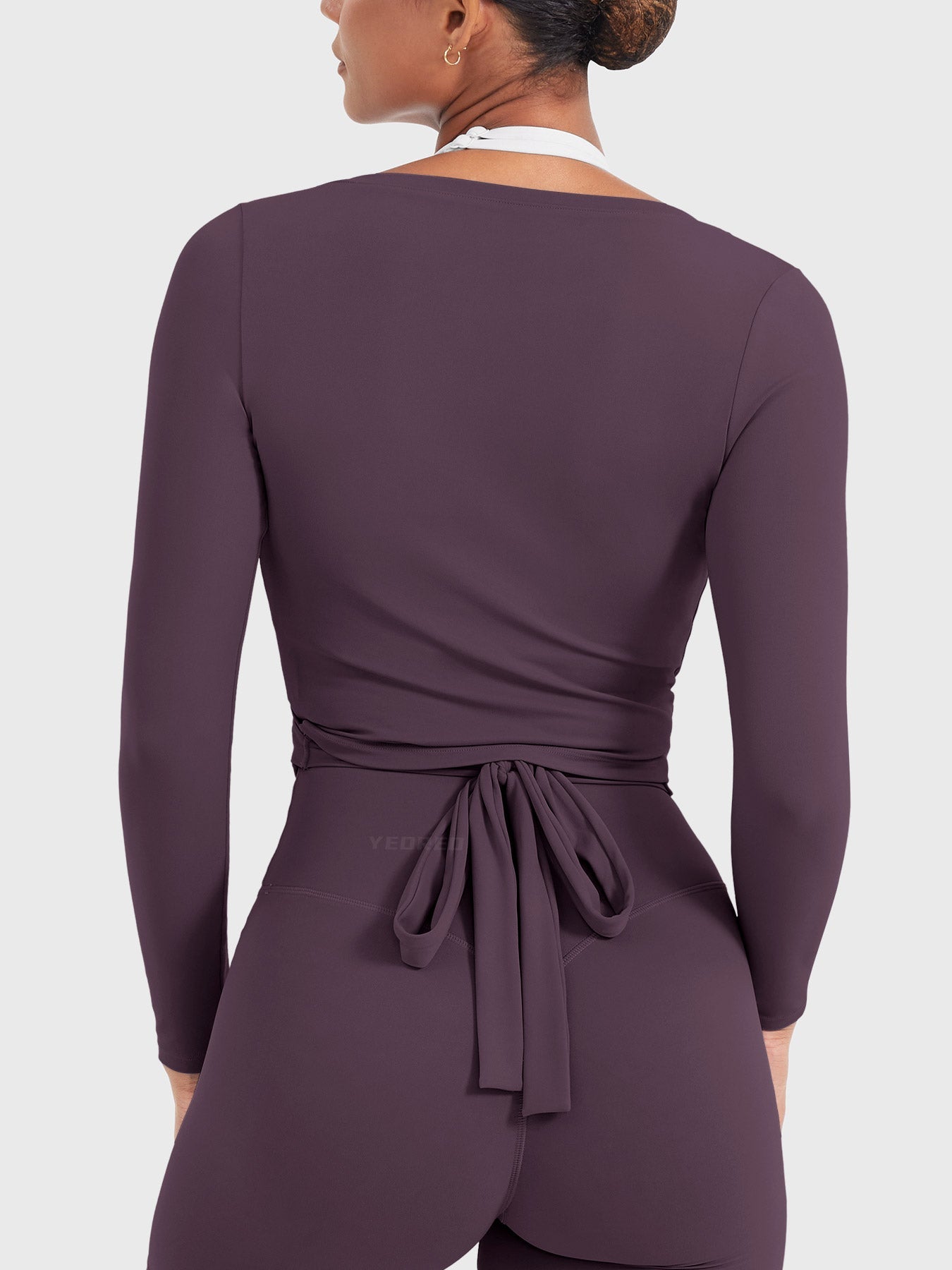 Michelie Long Sleeve Ballet Wrap Top