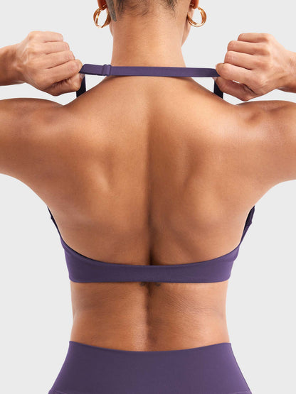 Melisy Halter Sports Bra