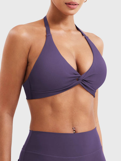 Melisy Halter Sports Bra
