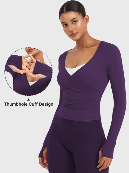 Minniy V Neck Long Sleeve Top