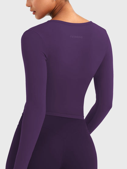 Minniy V Neck Long Sleeve Top