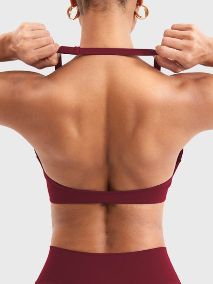 Melisy Halter Sports Bra