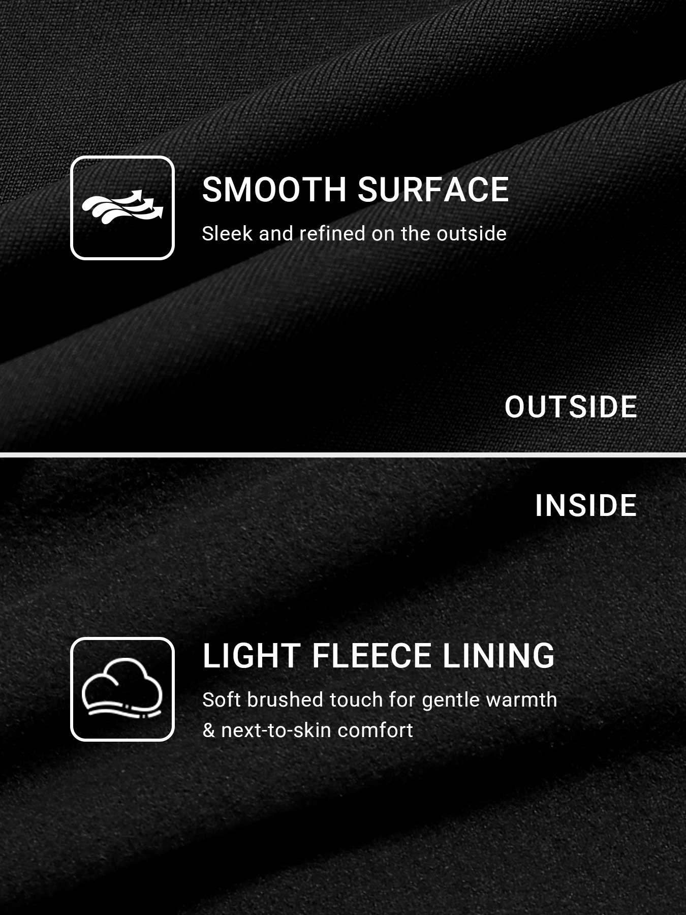 Eddiy 33" Fleece Straight Leg Leggings