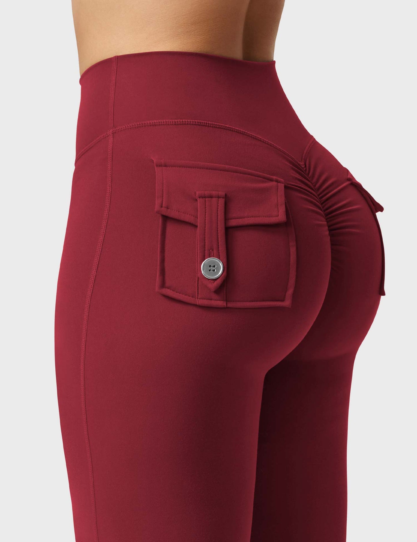 Brittany Flared Leggings with Pockets