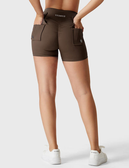 V-waistband Charm Shorts