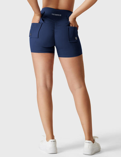 V-waistband Charm Shorts